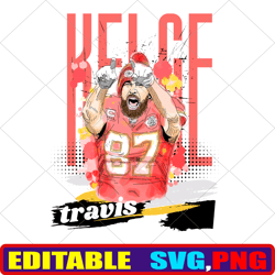 red kingdom png, retro png, travis kelce png, kansas city chiefs png, chiefs kingdom png