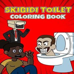 skibidi tv man coloring book