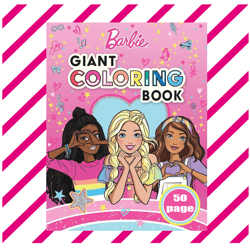 barbie: giant coloring book