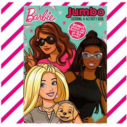 barbie - jumbo coloring & activity book