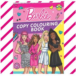 barbie copy colouring book