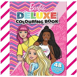 barbie colouring deluxe book