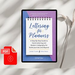 lettering for planners, digital book, pdf book