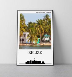 belize poster  belize print belize belmopan poster belize travel poster belize wall art belize photography posters of be