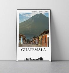 guatemala poster  guatemala print guatemala city travel poster guatemala wall art guatemala photography posters of guate