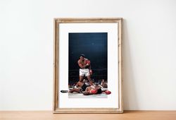 muhammed ali poster  muhammed ali print muhammed ali photo muhammed ali fight poster boxing posters