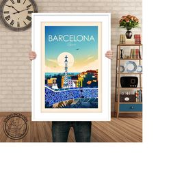 barcelona print, spain wall art, barcelona, barcelona poster, barcelona art, spain, wall art, spain prints, spain decor,