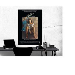 flashdance movie poster, room decor, home decor, art poster for gift