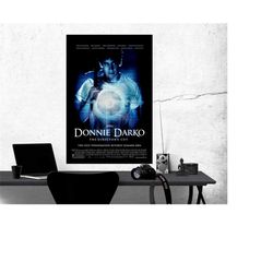 donnie darko movie poster, room decor, home decor, art poster for gift