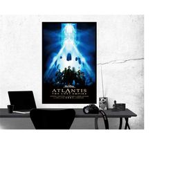 classics atlantis the lost empire movie poster, room decor, home decor, art poster for gift