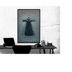 deliver us movie poster 2023 film, room decor, home decor, art poster for gift