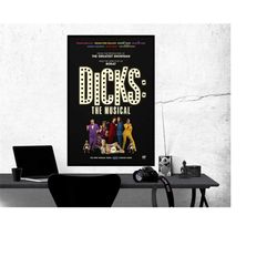 dicks the musical movie poster 2023 film, room decor, home decor, art poster for gift