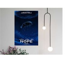 nope movie poster 2023 film - canvas prints poster gift -  room decor wall art