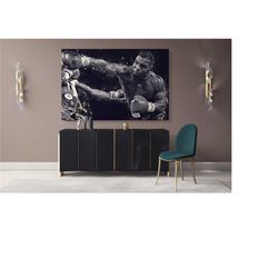 boxing poster canvas, boxing image canvas, muhammad ali canvas, canvas print, custom canvas, canvas wall art, boxing can