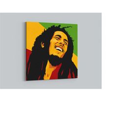 bob marley photo print canvas, bob marley canvas, singer canvas print, bob marley canvas, canvas, wall decor, bob marley