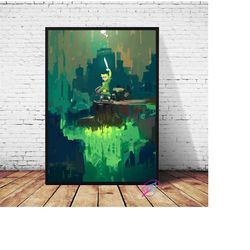 the legend of zelda the wind wake game poster canvas wall art home decor (no frame)