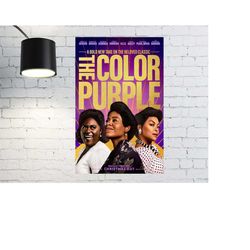 the color purple movie poster 2023 film - room decor wall art - poster gift for him/her