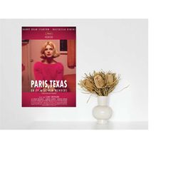 paris, texas movie poster 2023 movie / poster gift / bedroom dormitory wall decoration