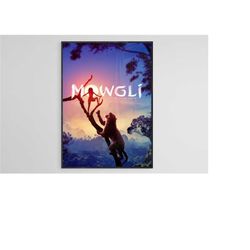 mowgli poster, legend of the jungle poster, cartoon poster, home decoration, wall decoration, digital poster