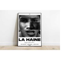 la haine / la haine poster / vintage retro art print / wall art print / minimalist movie poster / custom poster / home d