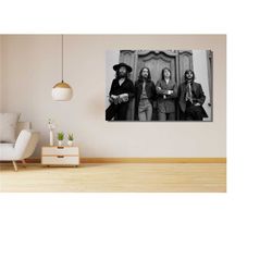 beatles ready to hang canvas, the beatles canvas print art, music band wall decor, 60s music canvas wall art, band decor