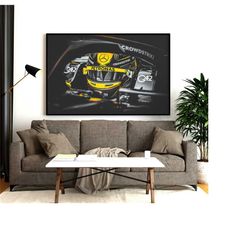 lewis hamilton poster - mercedes formula 1 poster or f1 canvas wall art - sports poster