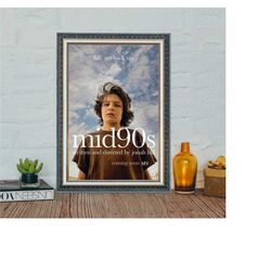 mid90s movie poster, mid90s  classic movie poster, vintage canvas cloth photo print