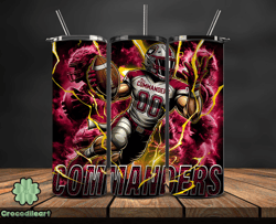 washington commanders tumbler wrap glow, nfl logo tumbler png, nfl design png, design by crocodileart-32