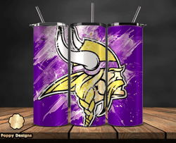 minnesota vikingsnfl tumbler wrap, nfl teams, nfl logo tumbler png, nfl design png design by otiniano store store 13