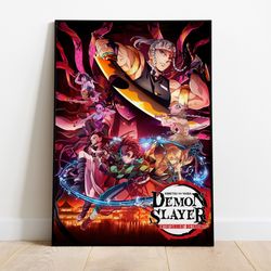 season 2 demon slayer character info tv series anime poster