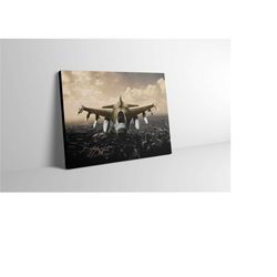 f-16 falcon canvas print - f-16 falcon wall art - f-16 falcon poster - f-16 falcon artwork - f-16 painting - f-16 gift -