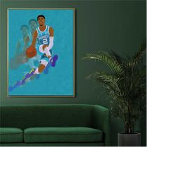 lamelo ball art poster wall decor