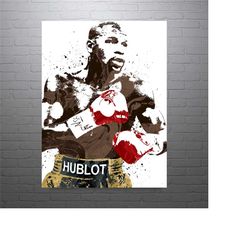 floyd mayweather jr boxing art poster-free us shipping