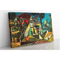 pablo picasso mediterranean landscape wall art print,masterpiece canvas