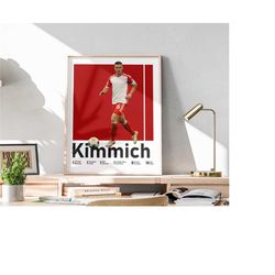 printable joshua kimmich poster, football print, kimmich wall