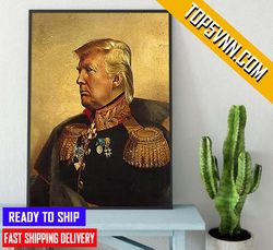 trend god emperor trump poster canvas