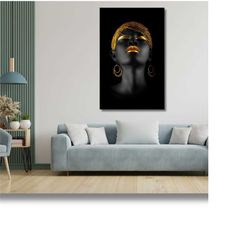 african women in bold colors, modern wall art,