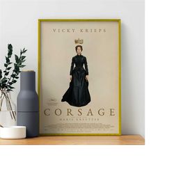 corsage movie poster | vintage retro art print