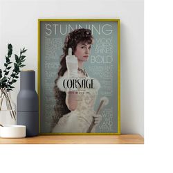 corsage movie poster - high quality canvas art