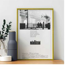 manhattan movie poster film print wall art for