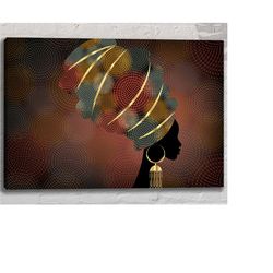 african women contemporary wall art | ethnic canvas