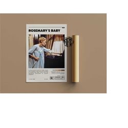 rosemary's baby retro movie poster print | minimalist