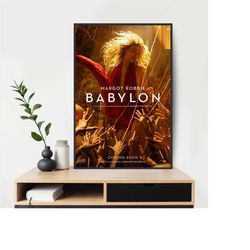 babylon 2023 movie poster art wall room decor