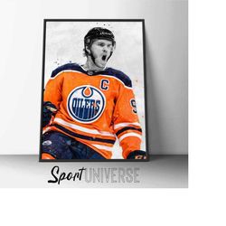 connor mcdavid poster connor mcdavid print canvas print