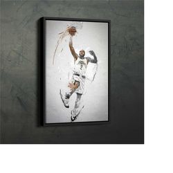 kawhi leonard poster dunk los angeles clippers nba