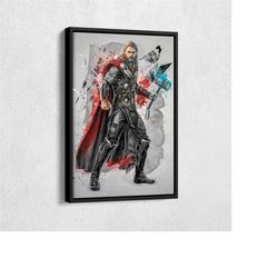 thor poster marvel comics framed wall art home