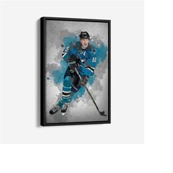 patrick marleau poster san jose sharks nhl wall