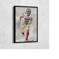 nick bosa poster san francisco 49ers nfl canvas