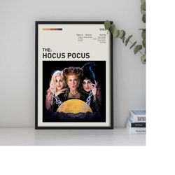 hocus pocus custom poster, classic film posters, vintage