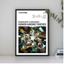 dungeons & dragons: honor among thieves custom poster,